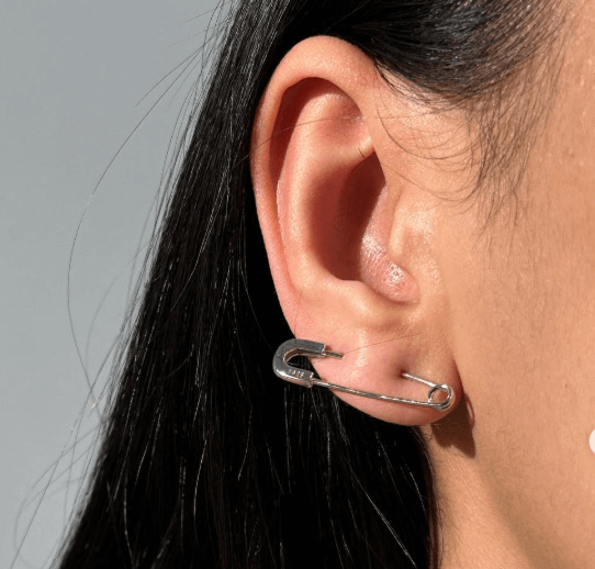 Серьги " Булавки" Серебро 925 пробы