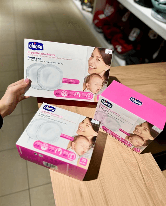 Антибактериальные вкладыши для защиты груди от Chicco 60шт.