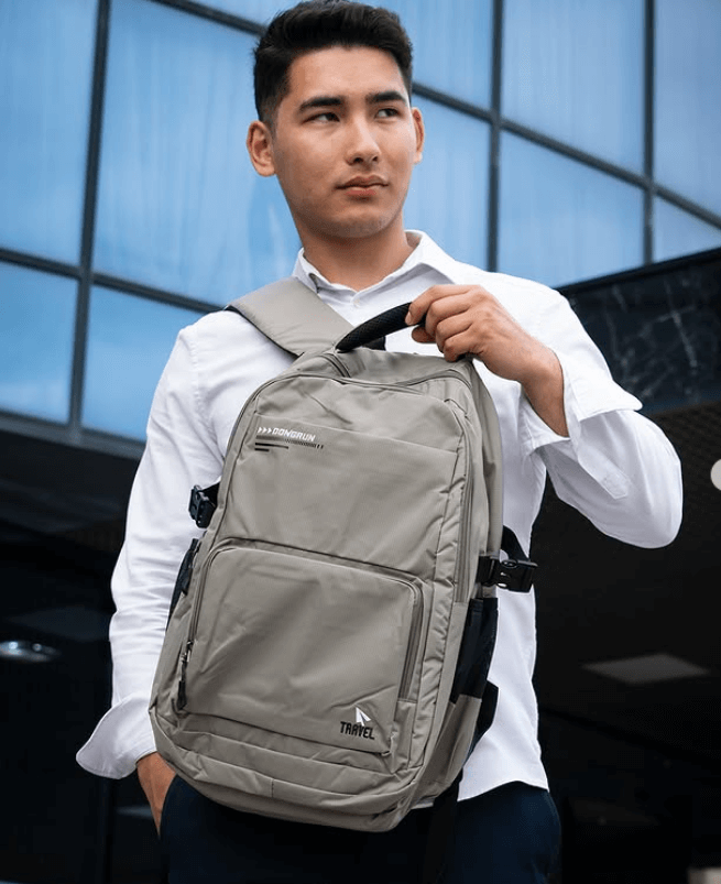 Travel рюкзак цвет светло-серый