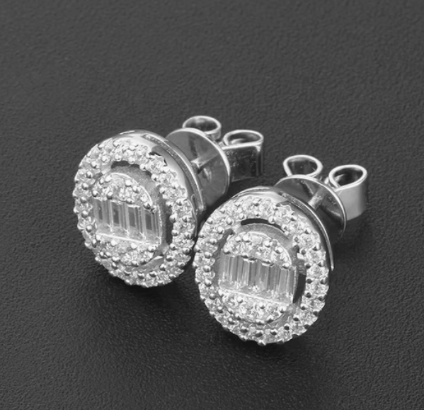 Овальные роскошные мозаичные / Серебро 925 пробы, цирконы