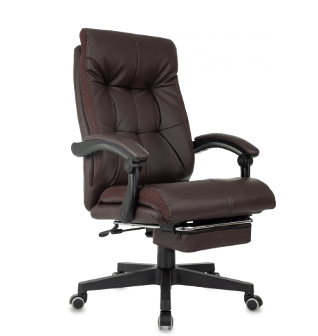 Кресло руководителя Бюрократ CH-824MSG-F коричневый