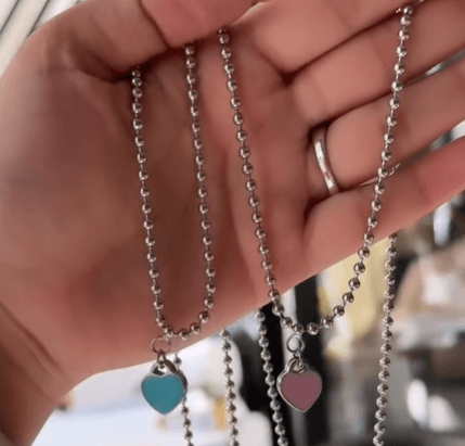 Серебряный браслет 925 проба  с Милыми сердечками