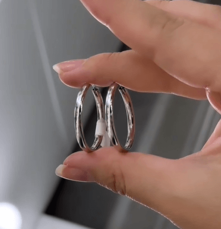 Маленькие сережки минималистичные серебра 925 пробы