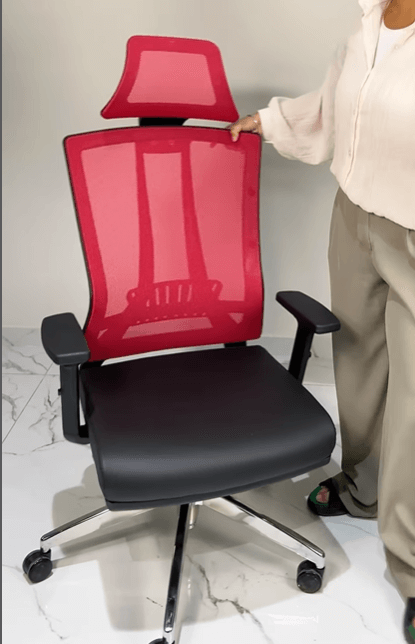 Кресло Zeugma сеточный красный