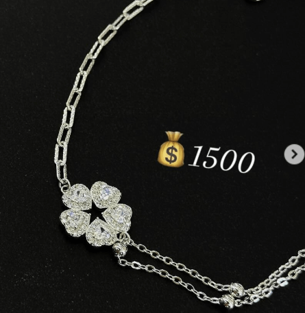 Браслет Серебро 925 пробы,цирконы