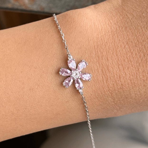 Браслет Эды Йылдыз из сериала «Постучись в мою дверь»  / Серебро 925 пробы, циркони