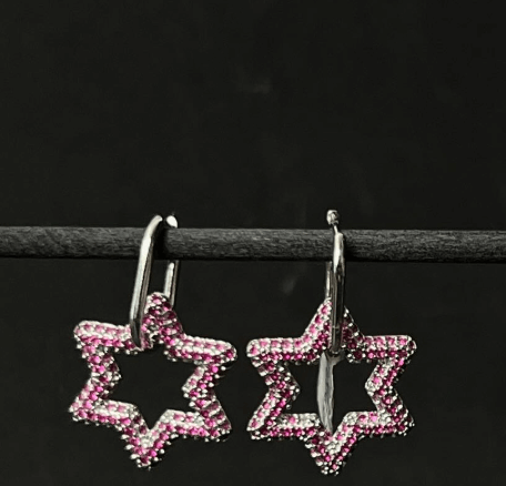 Серьги люкс качества / Серебро 925 пробы, цирконы