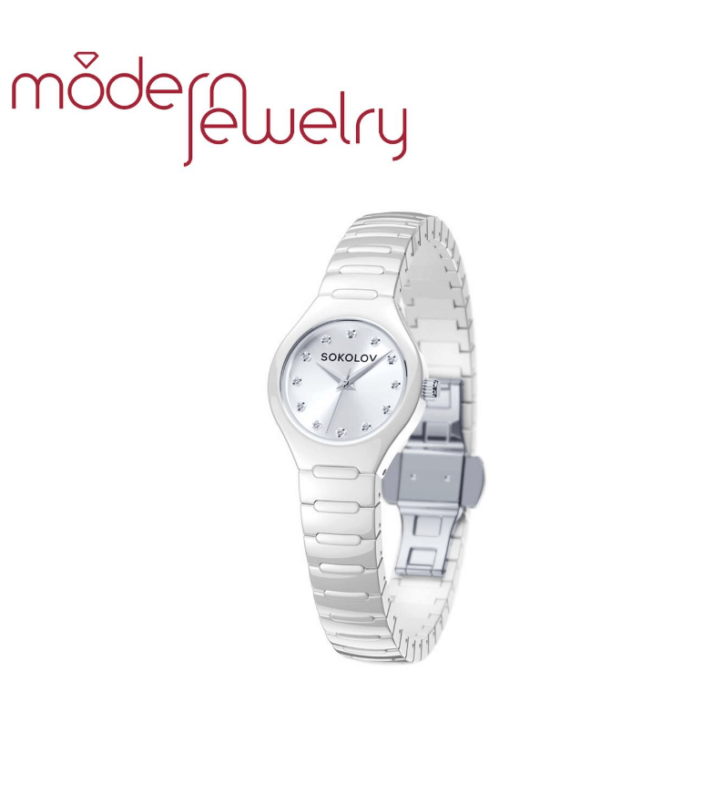 Часы женские из керамики с японским механизмом