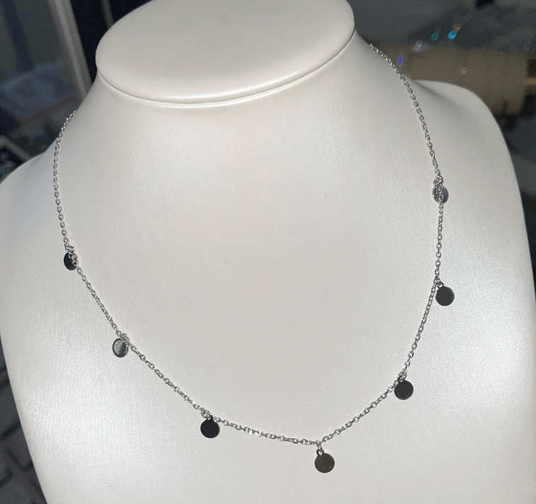 Колье с монетками супер стильно красиво смотрится  / Серебро 925 пробы