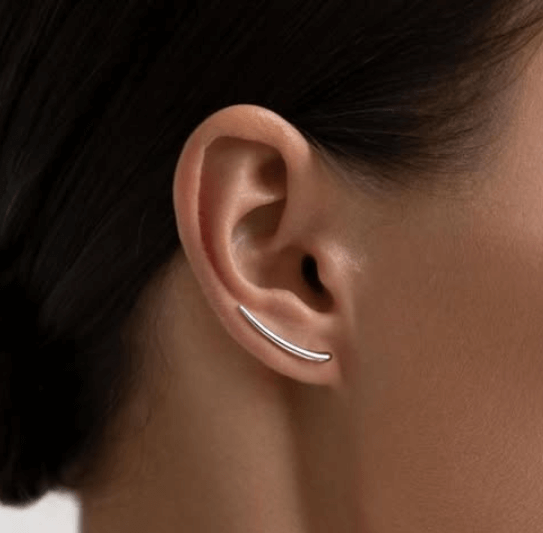 Серьги зажимы / Серебро 925 пробы