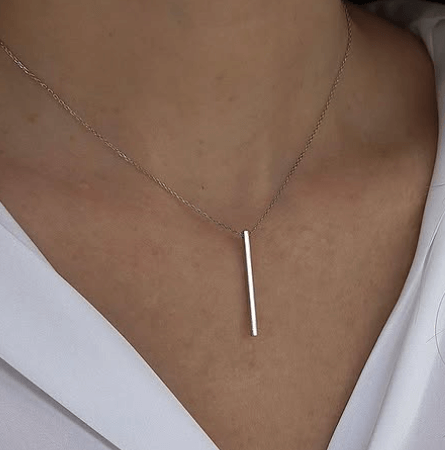 Колье базовый спичка Серебро 925 пробы