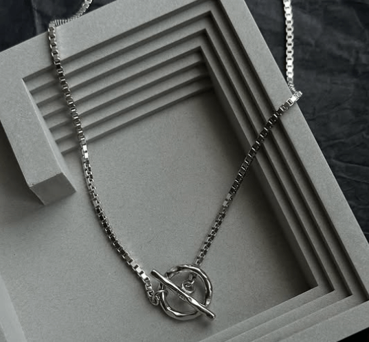 Звезда-идол с колье на шею Чокер Серебро 925 пробы