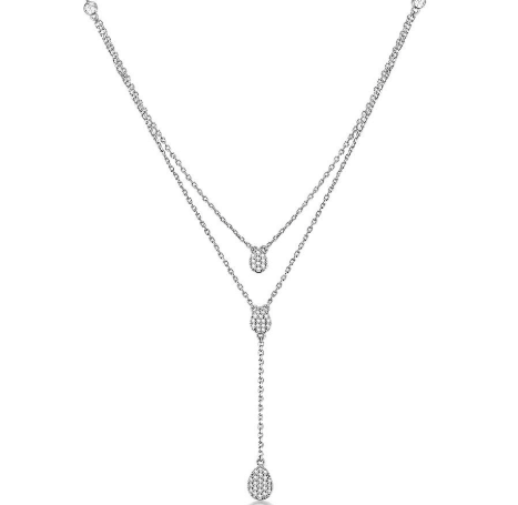 Колье «Капли” Серебро 925 пробы