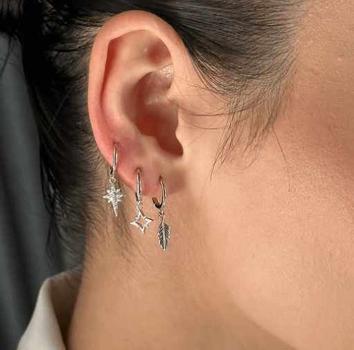 Серьги Хаггисы  парные / Серебро 925 пробы