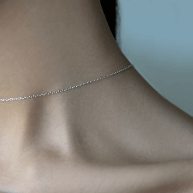 Колье галстук сфера двигается Серебро 925 пробы