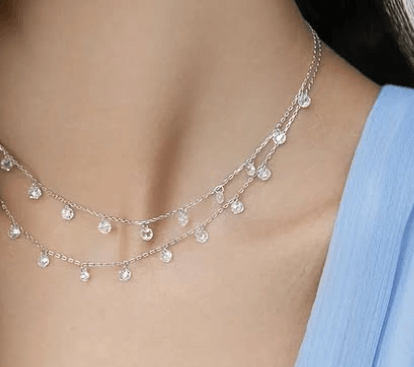 Капля росы  Серебро 925 пробы