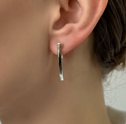 Миниатюрные серьги Серебро 925 пробы