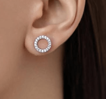 Серьги-пусеты гвоздики  Серебро 925 пробы