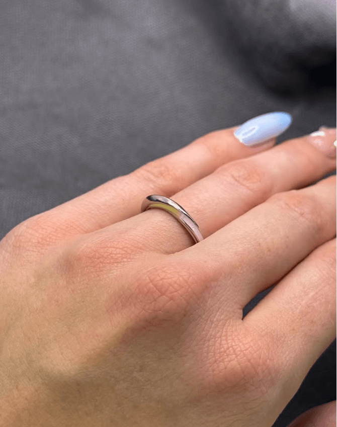 Серебряное кольцо с эмалью