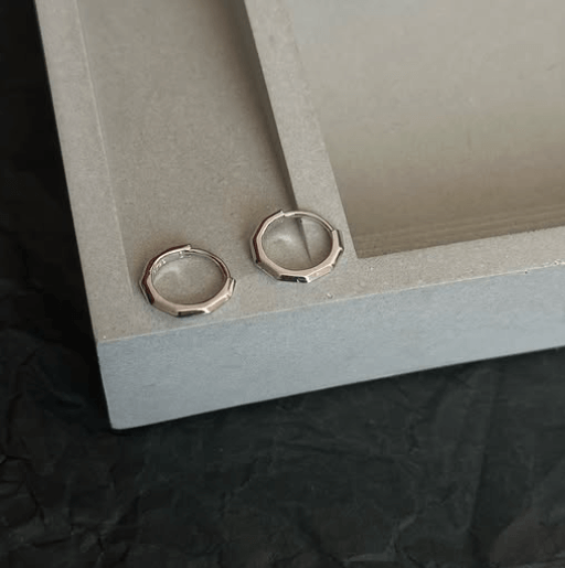 Простые серьги   минимализм Серебро 925 пробы