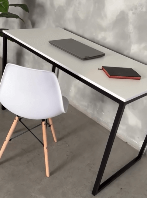 Стол Loft белый/черный