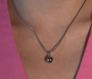 Кулон из серебра с жемчугом Серебро 925 пробы