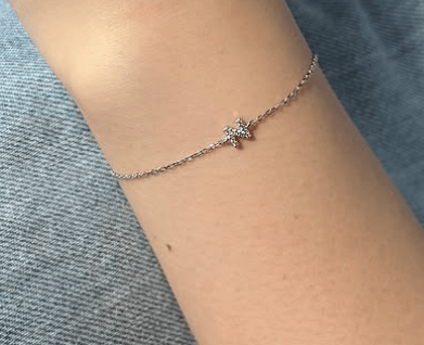 Браслет с буквами Серебро 925 пробы