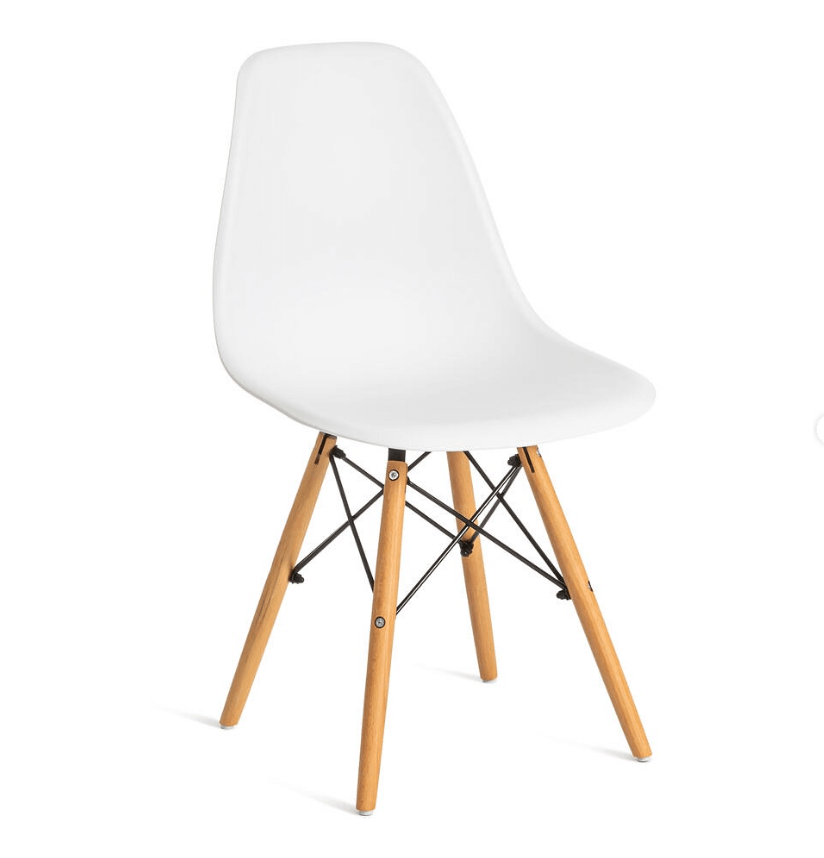 Стул для кухни и обеденной зоны цвет белый