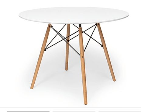 Стол кухонный белый 80*90*100