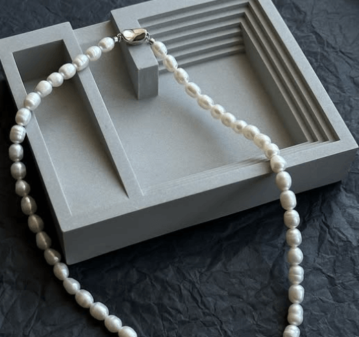 Жемчуг с универсальным замком 36 см Серебро 925 пробы