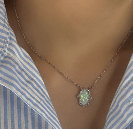 Хамса кулон ожерелья изящный Серебро 925 пробы