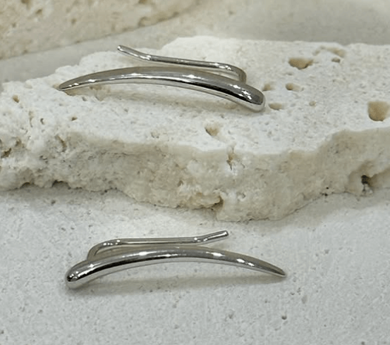 Серьги зажимы 🤩 Серебро 925 пробы