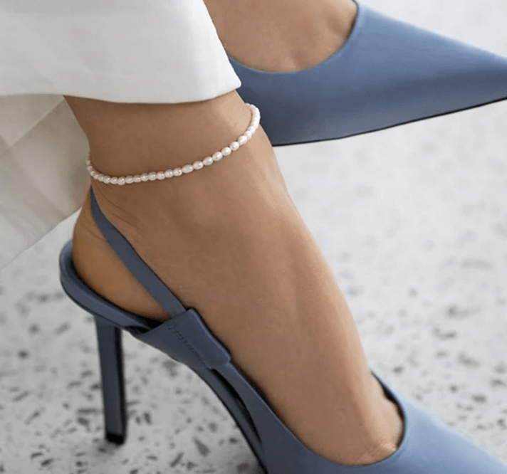 жемчуг натуральный , размеры жемчуг будут отличаться Анклет микро жемчугом