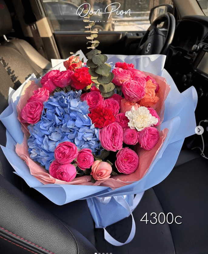 Букет цветов микс №1