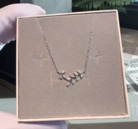 Колье Ветки Серебро 925 пробы