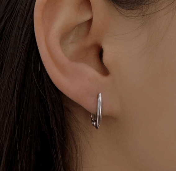 Серьги бижутерия Галочки Серебро 925 пробы