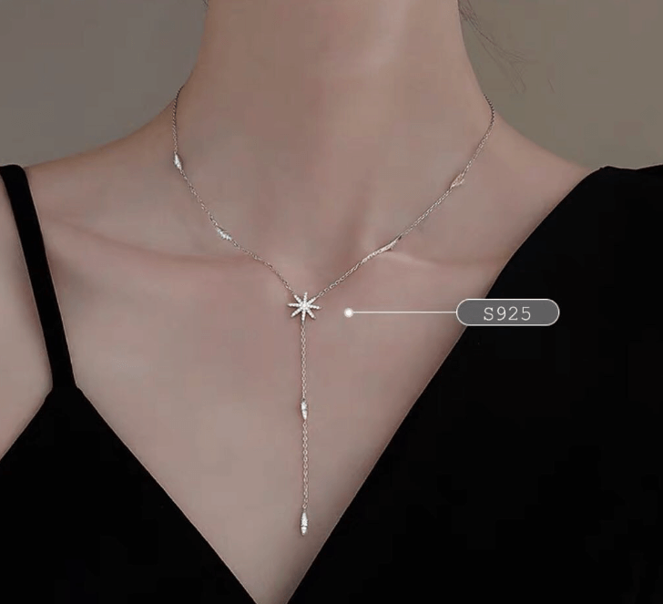 Цепочка ”Grace” Материал: Серебро 925 Размер: 45см Камени: вставки из циркона