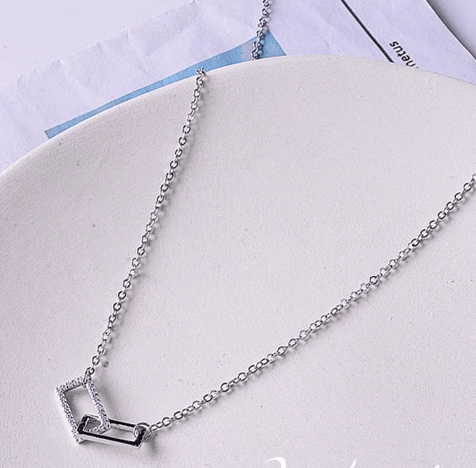 Цепочка "Geometry" Материал: Серебро 925 Размер: 40- 45см Камени: циркон