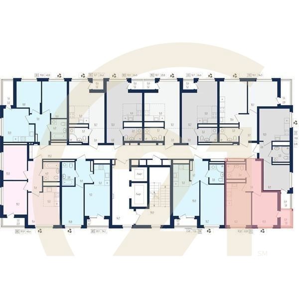 1-комн, 32.9 м², 16-22 этаж