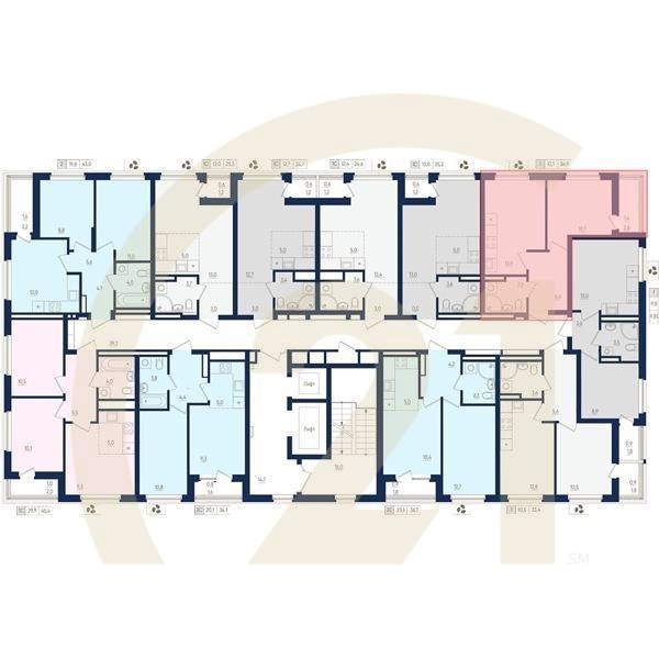 1-комн, 34.9 м², 5 этаж