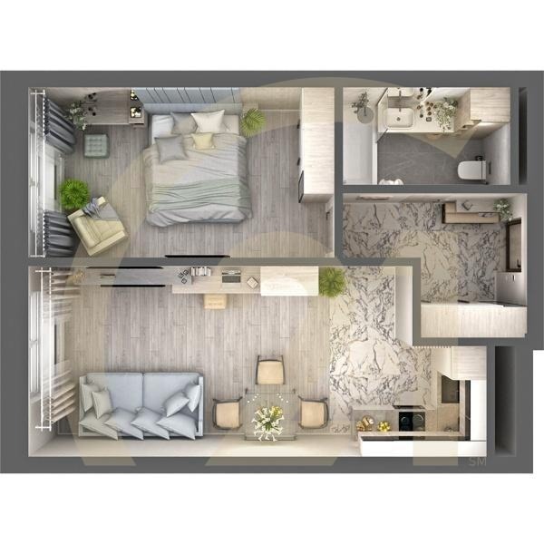 2-комн, 40.5 м², 5-24 этаж