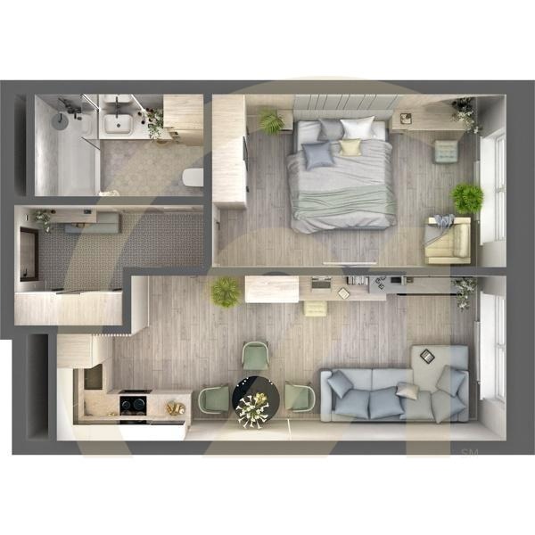 2-комн, 35.65 м², 5-24 этаж