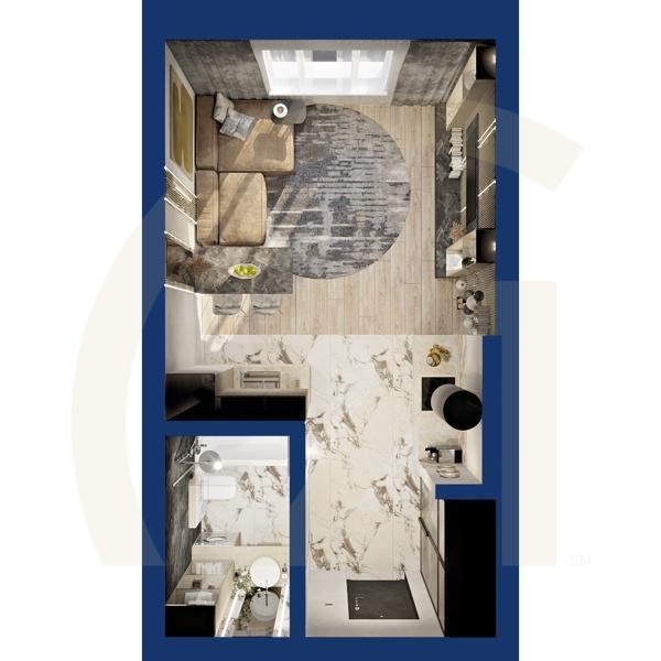 Студия, 29.98 м², 6-19 этаж