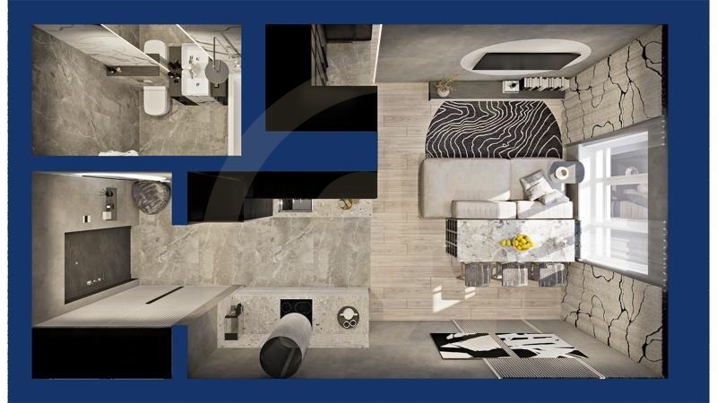 Студия, 29.47 м², 5-19 этаж