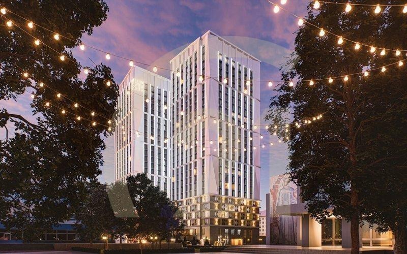 Студия, 27.1 м², 18-24 этаж