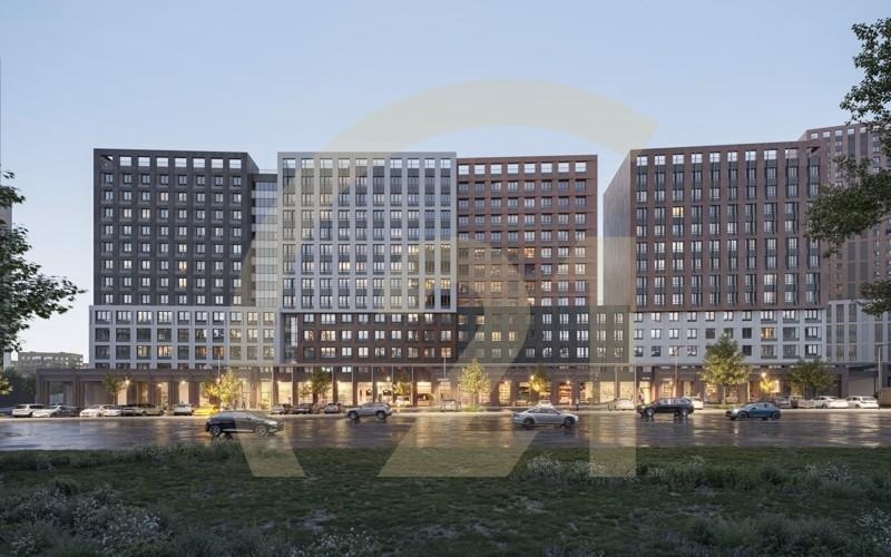 Студия, 57.07 м², 2 этаж