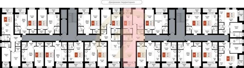 3-комн, 78.7 м², 2-8 этаж