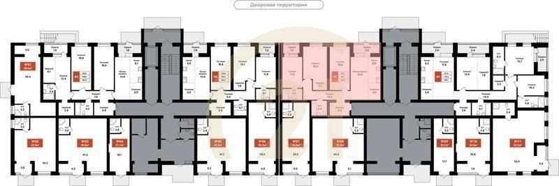 4-комн, 98.9 м², 1 этаж