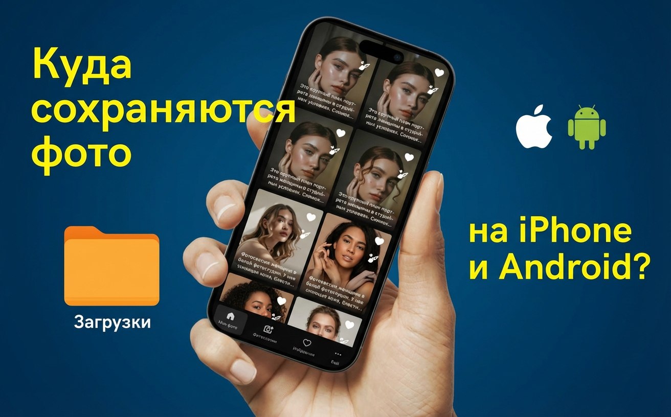 Не можете найти скачанные фото на телефоне? Узнайте, куда по умолчанию сохраняются изображения, загруженные через Safari на iPhone и Chrome на Android. Разберем разные способы сохранения и особенности iOS/Android.