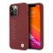 Чехол BMW Signature Liquid Silicone Laser logo для iPhone 13 Pro, красный